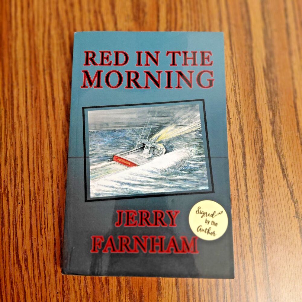 Red in the Morning by Jerry Farnham Paperback Book Signed By Author